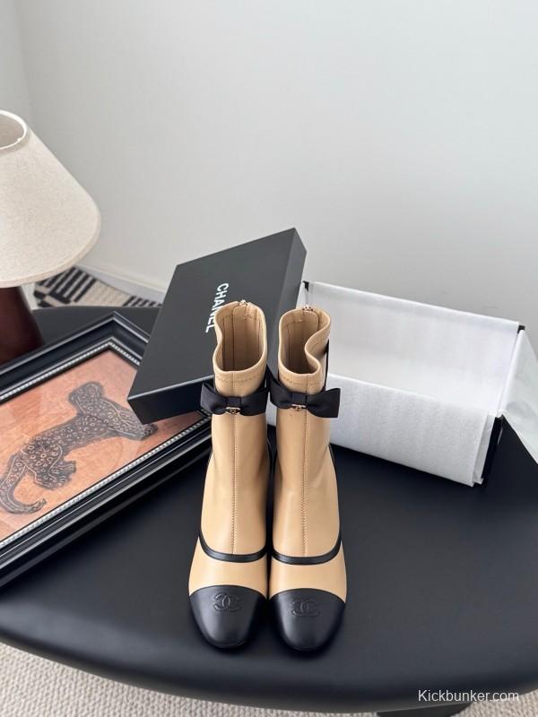 Chanel 2025 SS New Bow Ankle Boots - LY00