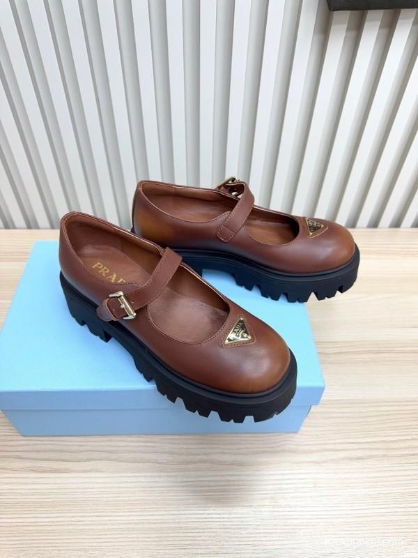 Prada 2025 SS Platform Mary Jane Shoes - LY00300