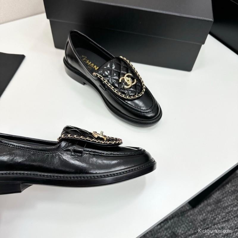 Chanel Classic Flap Chain CC Buckle Loafers - LY00320