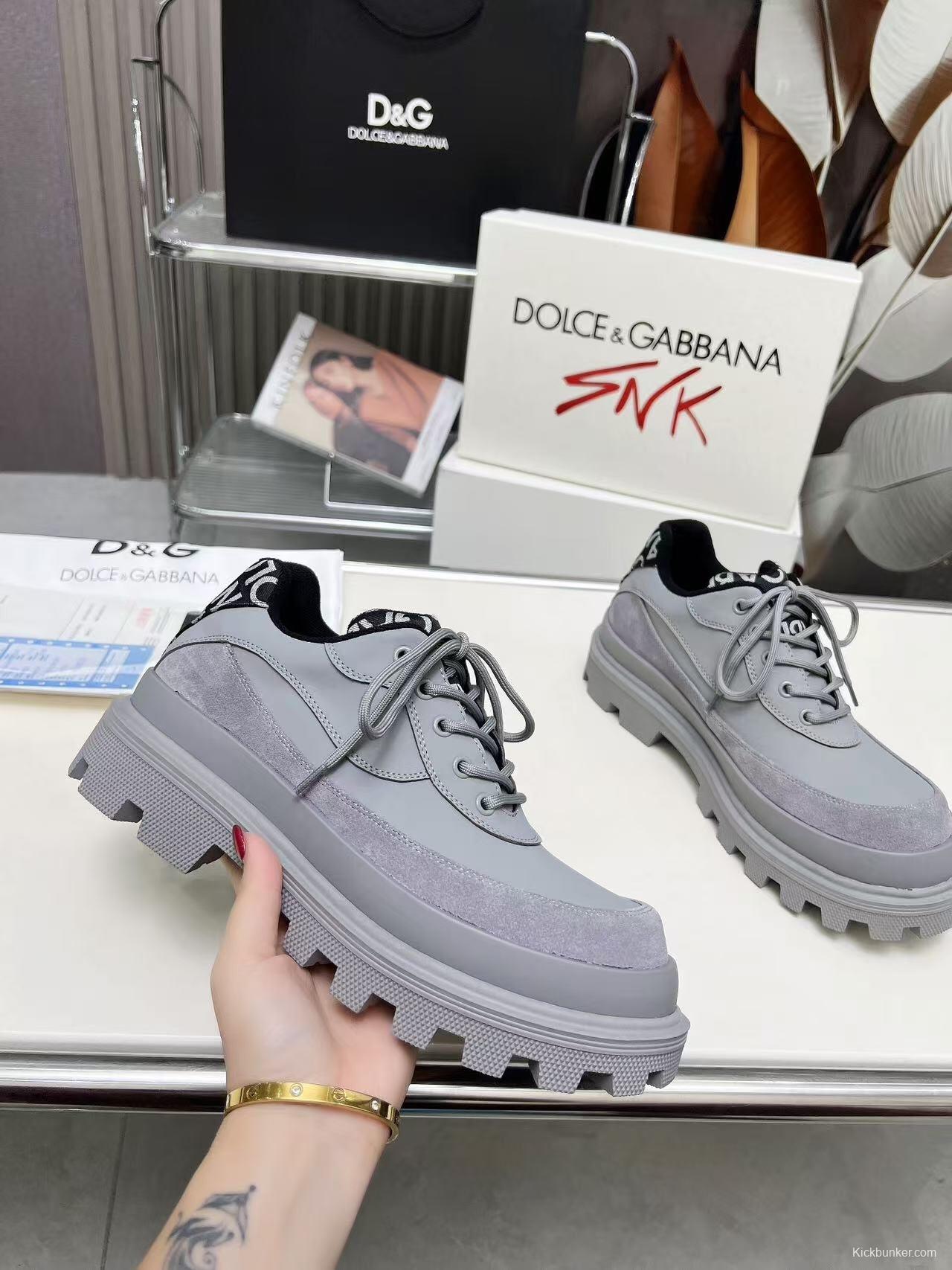 D&G Chunky Derby Casual Platform Shoes - AS00340