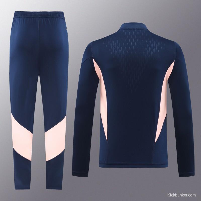 25/26 Ajax Navy Half Zipper Jacket+Long Pants