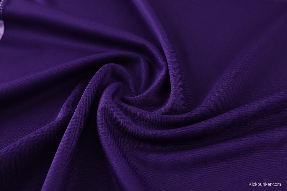 2025 Germany Purple Short Sleeve+Soccer Shorts