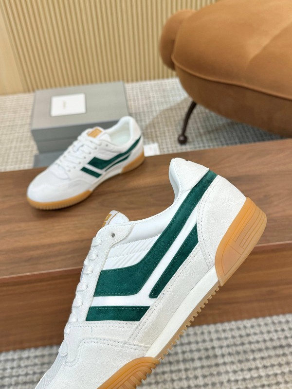 TOM FORD 2025 SS Casual Shoes with Classic Color Blocking and Imported Leather Insole - AS00350