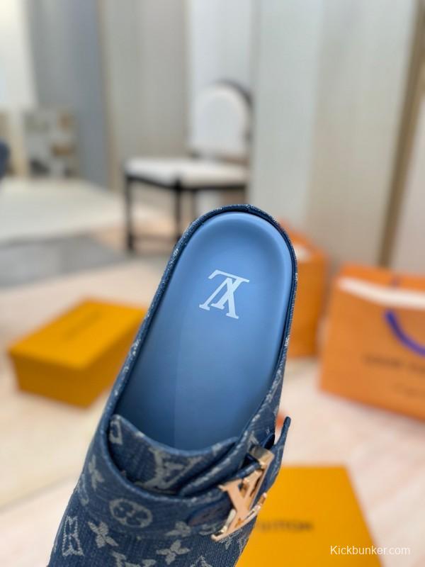 Louis Vuitton 2025 SS Monogram Sandals Couple Edition Lazy Style - KFY00291