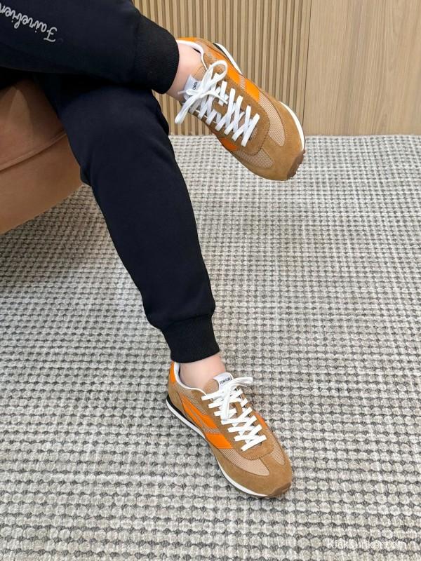 TOM FORD 2025 Spring Summer Fashion Casual Shoes with Classic Color Blocking and Imported Leather Insole - AS00350