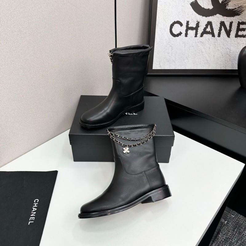 Chanel 2025 SS Short Boots Essential Fall Winter Item - LY00420