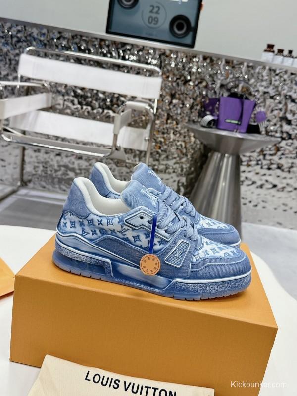 LV LV Trainer Basketball Series Washed Sneakers - LY00430