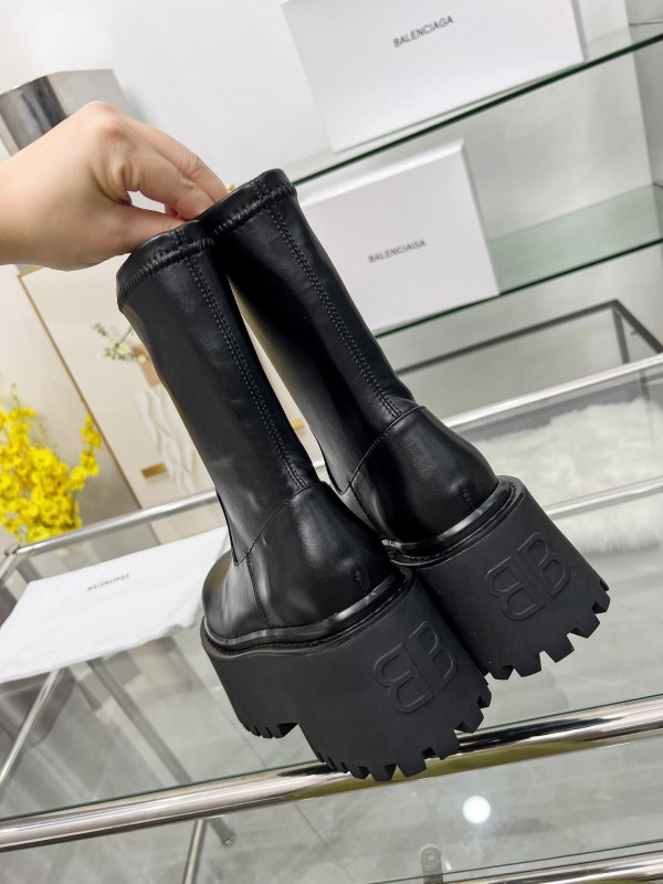 Balenciaga 2025/SS Autumn Winter Platform Ankle Boots Heavy Craftsmanship - LY00350