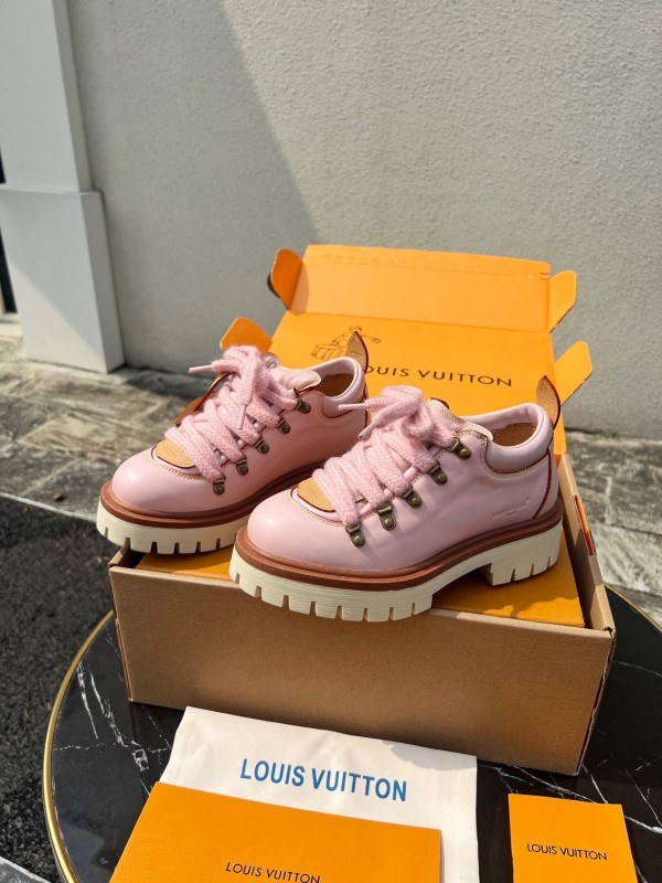 Louis Vuitton REMIX Lace-Up Derby Hiking Shoes - LY00340