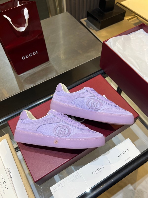 Gucci 2025 SS Couple Edition Trainer Sneakers; Forrest Gump Shoes; Athletic Footwear - AS00280