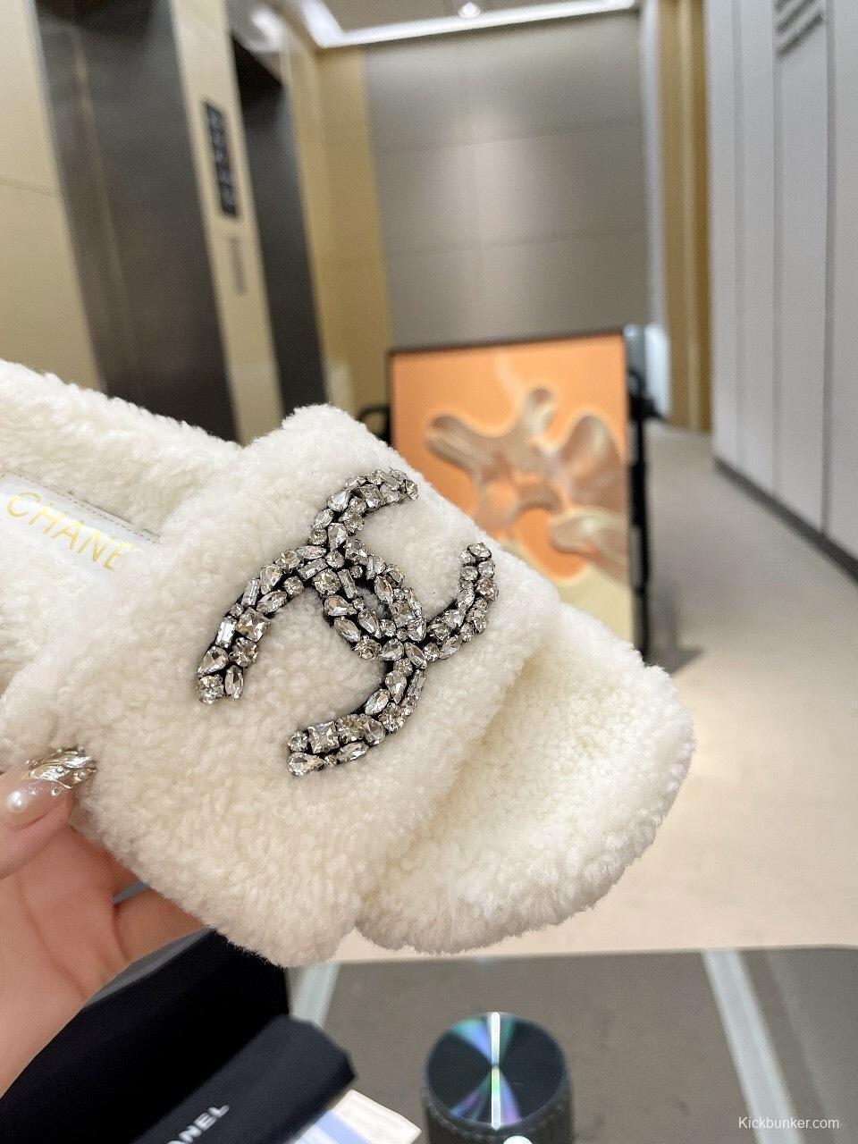 Chanel 2025 SS New Wool Slippers Soft Fine Wool - LY00280
