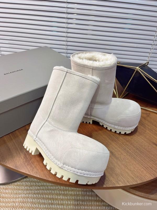 Balenciaga 2025 SS Oversized High Heel Snow Boots - AS00520