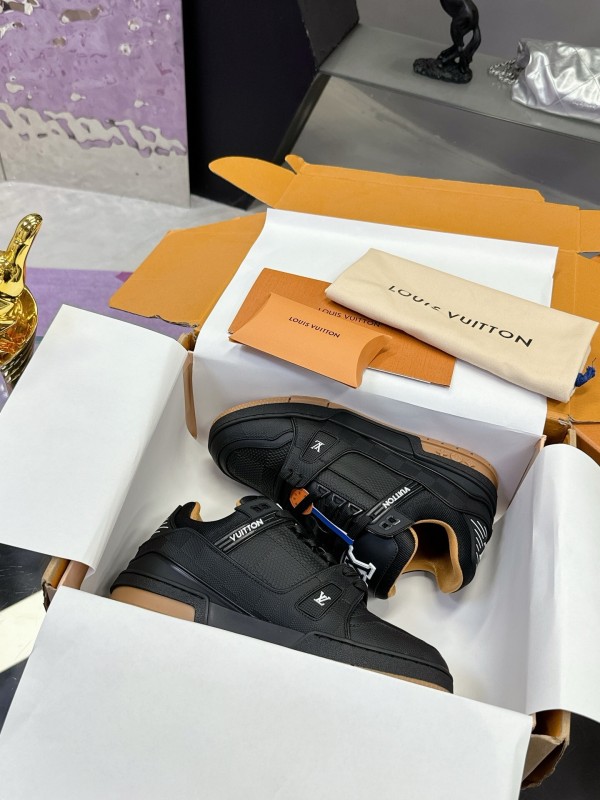 Louis Vuitton LV Trainer Maxi Sneakers with Monogram Details - AS00360