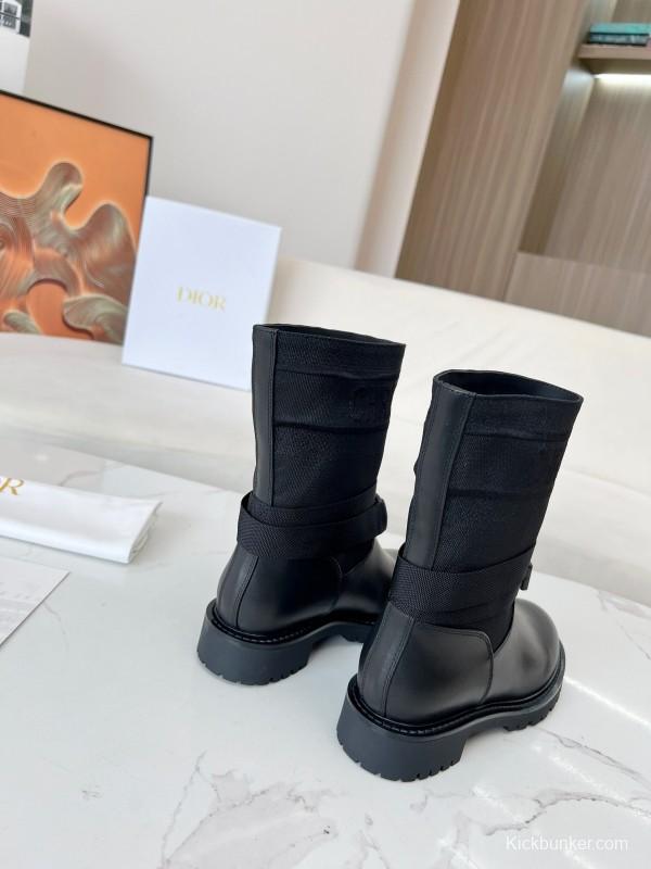 Dior 2025/SS Autumn Winter Boots Retro Work Boots Slip-On - LY00320