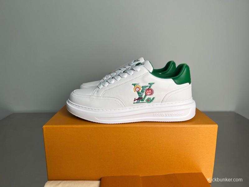 Louis Vuitton Beverly Hills Low-Top Fashion Sneakers Unisex Couple Style - YC