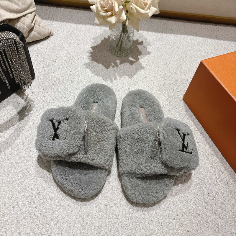 L牌 Wool Lazy Slippers - LY00260