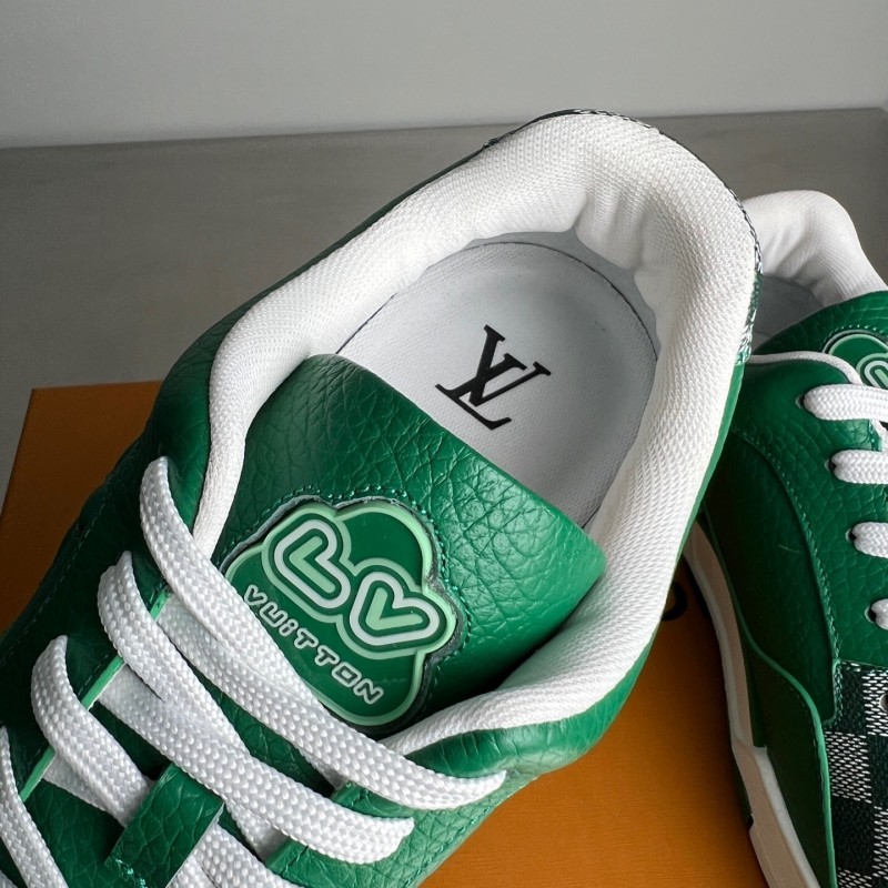 Louis Vuitton Signature Logo Casual Shoes with Imported Calfskin - YC