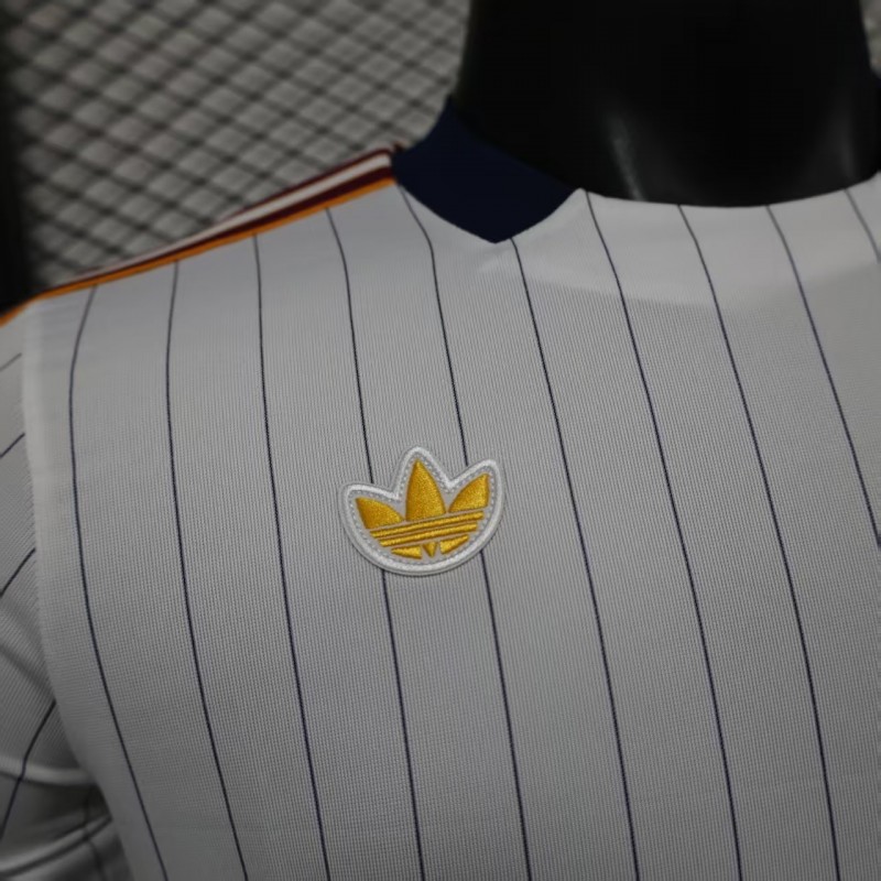 Player Version 25/26 AS Roma White Adidas Original Casual Jersey