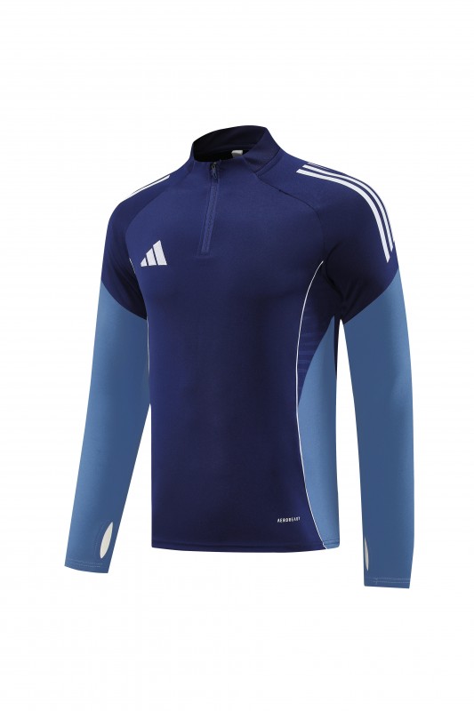 25/26  Adidas Navy Blue Full zipper Jacket Tracksuit+ long pants
