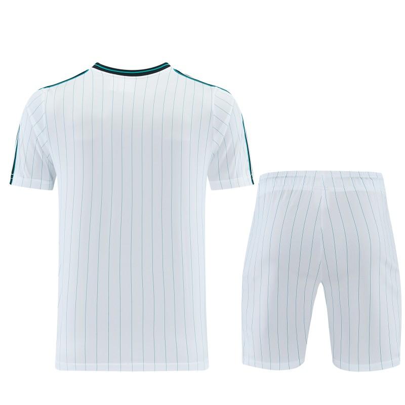26/27  Liverpool White Short Sleeve+Soccer Shorts