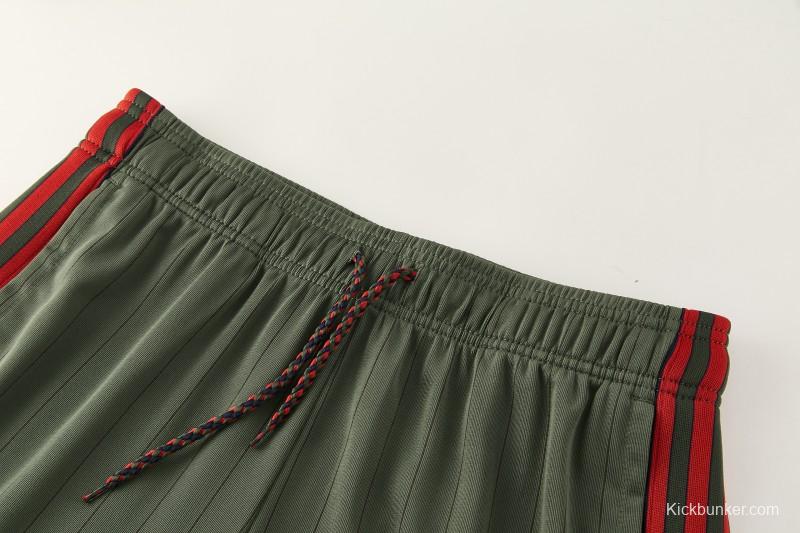 26/27 Bayern München  Forest Green  Pinstripe  Short Sleeve+Soccer Shorts