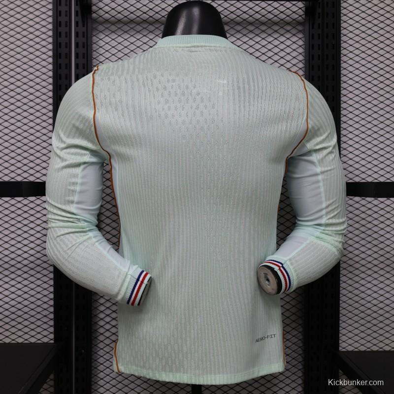 Player Version 26/27 France Mint Green Away Long Sleeve Jersey