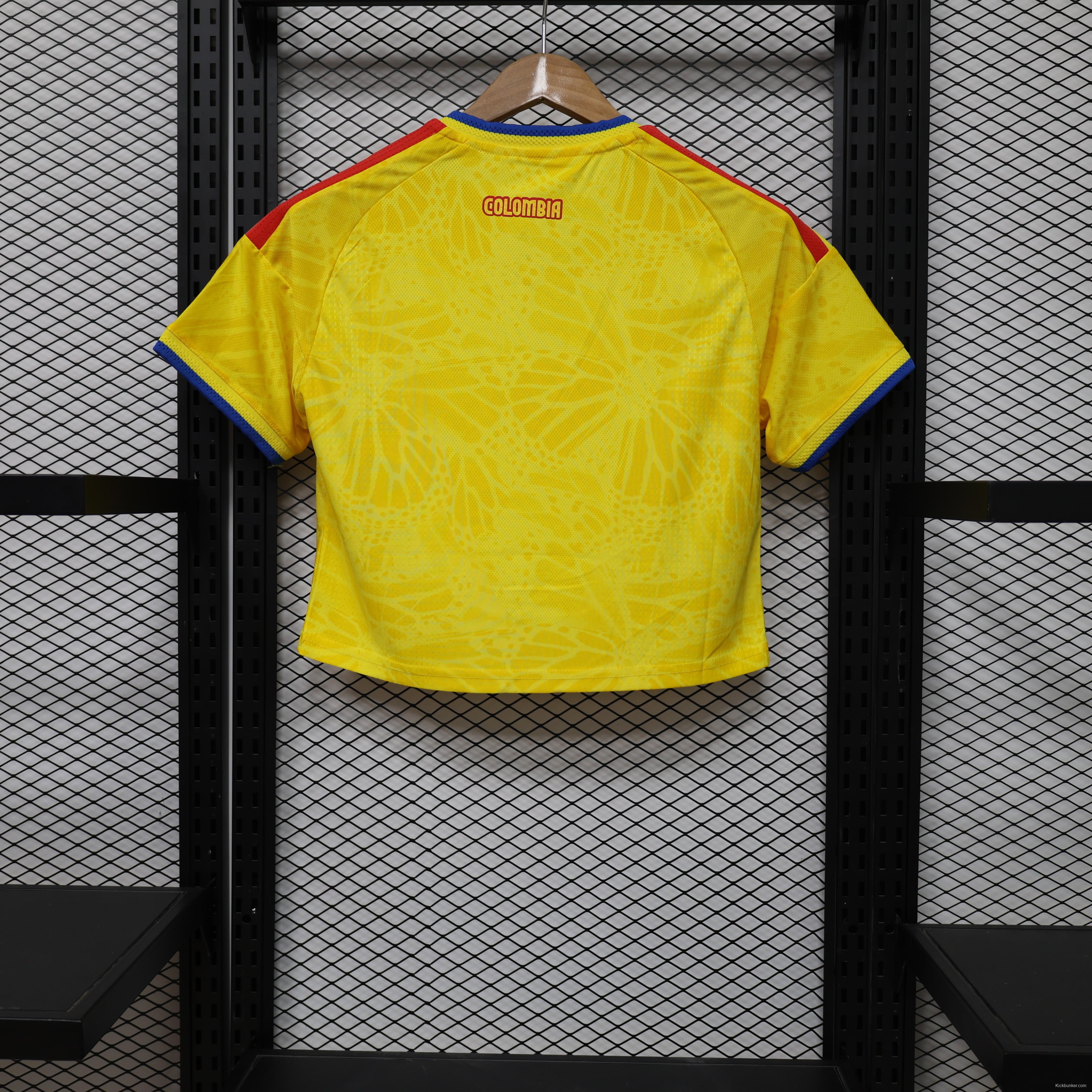 Player Version 2026 Colombia Women Yellow Home Jersey