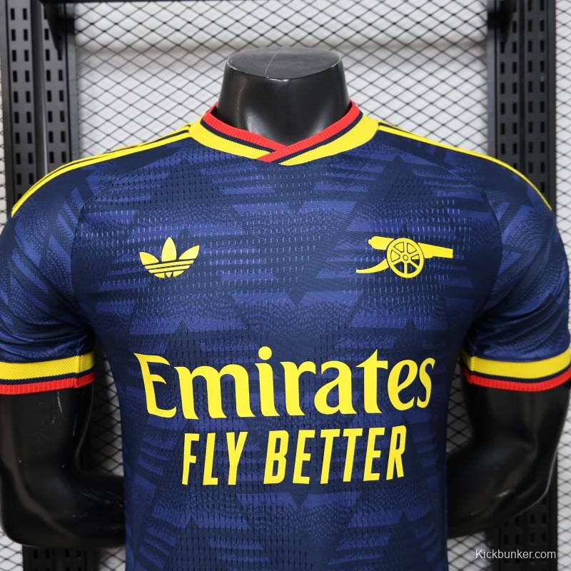 layer Version 26/27 Arsenal Navy Blue with Geometric Pattern Third Jersey