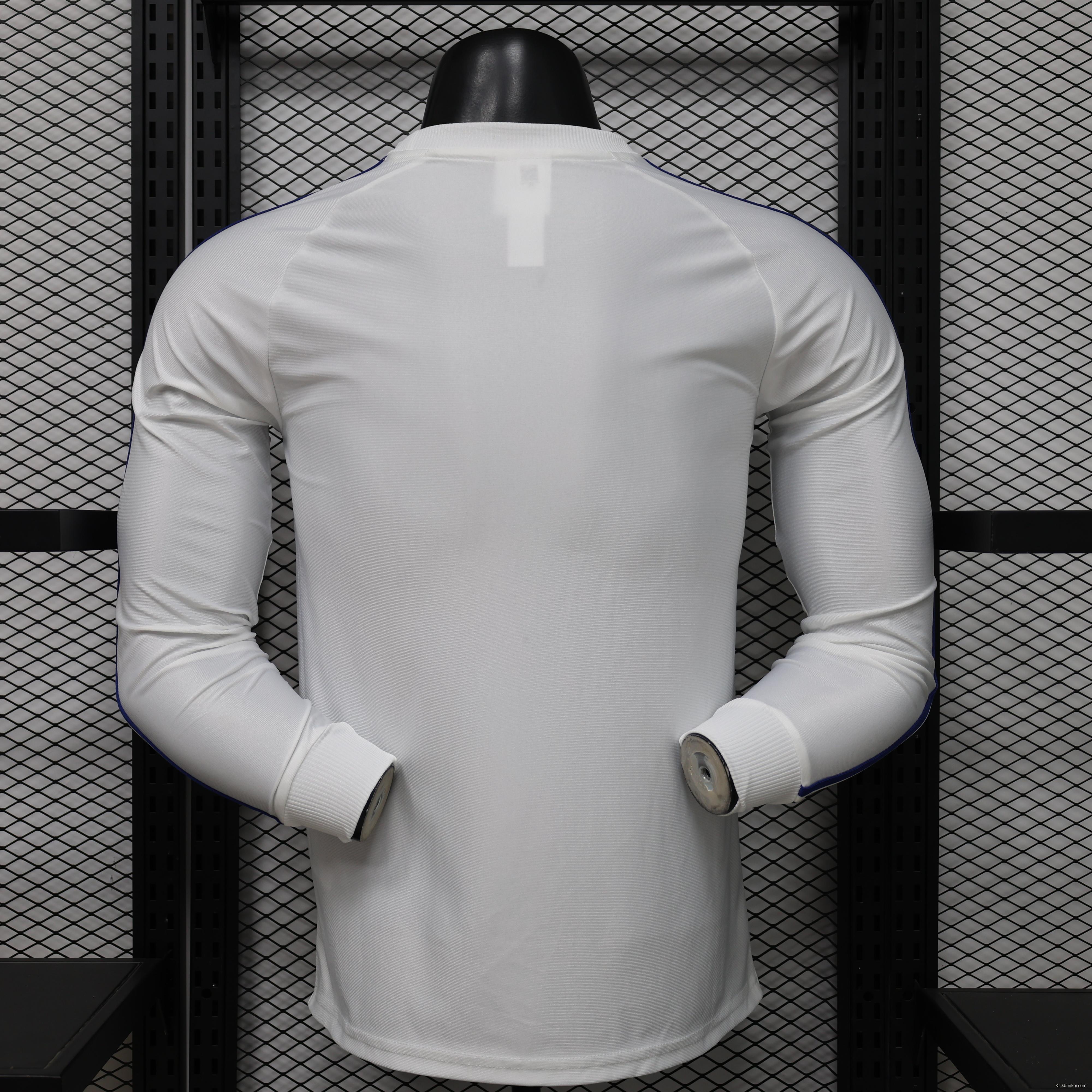 Player Version 25/26 Leeds United White  Home Long Sleeve Jersey