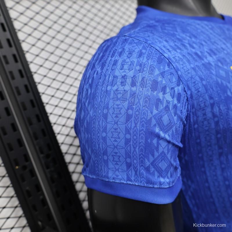 Player Version 2026 Brazil Away Blue Special Edition Jersey