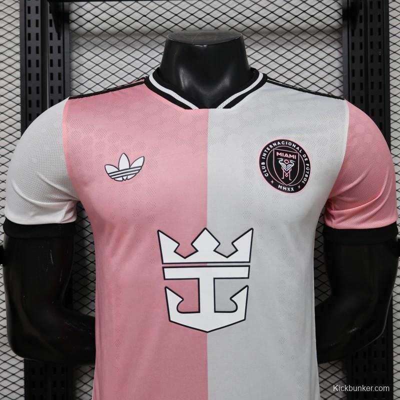 Player Version 26/27 Inter Miami CF  Pink & White with Split Panel Home Jersey