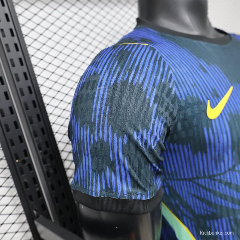 Player Version 2026 Brazil Navy Blue  Special Edition Away Jersey