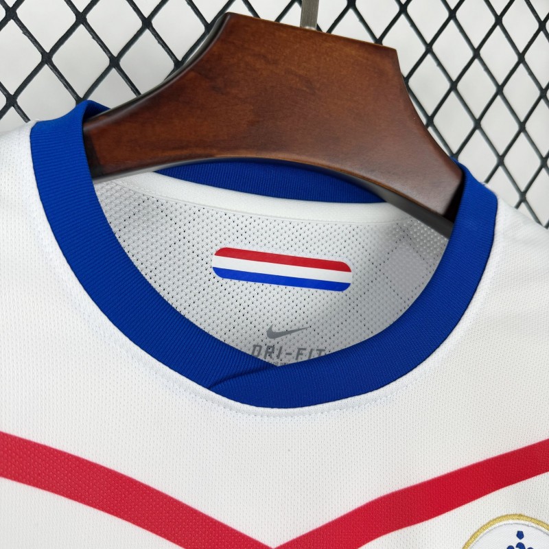 Retro 2012 Netherlands Away Long Sleeve Jersey