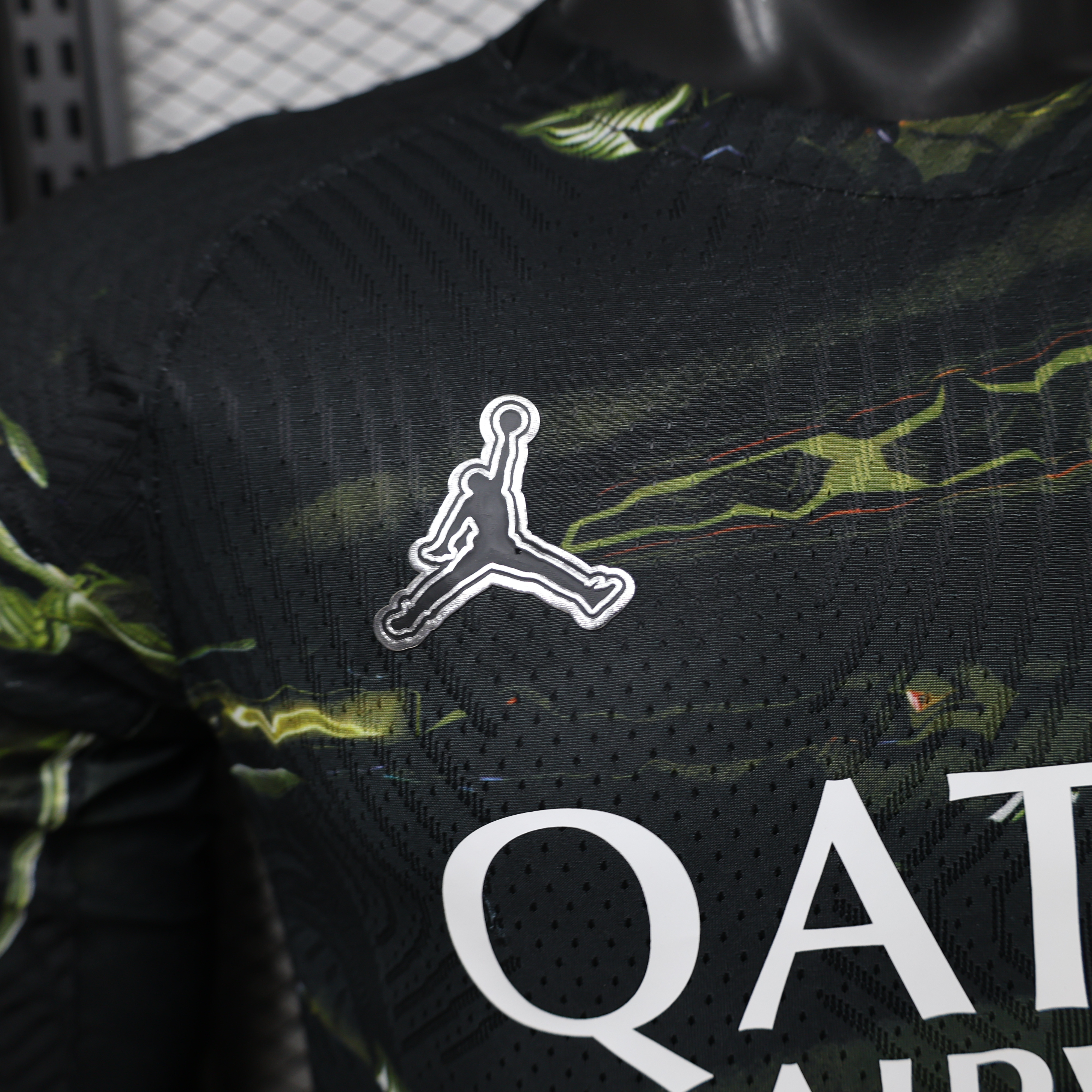Player Version 26/27 Paris Saint-Germain Fourth Black & Gold/Green Lava Print Long Sleeve Special Edition Jersey