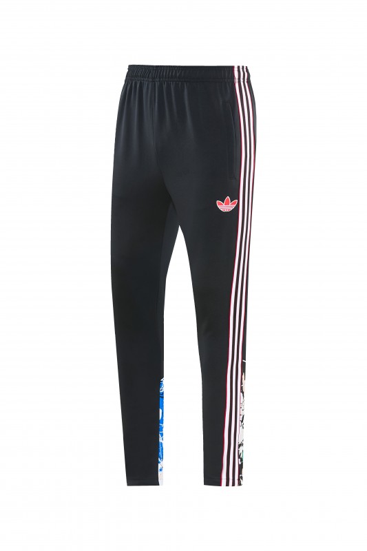 2026/27 Manchester United Black Grunge Splatter Paint Full Zipper Jacket Tracksuit + Long Pants