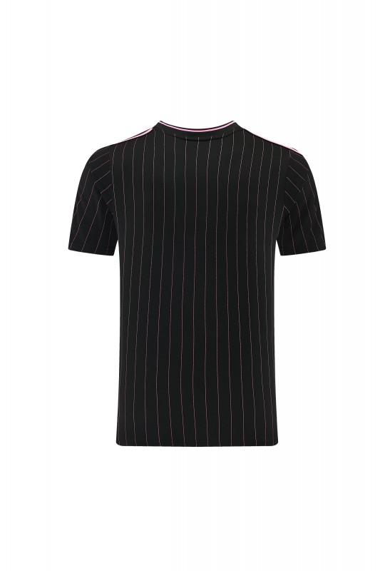 2026/27 Inter Miami CF Black Pinstripe Short Sleeve+Soccer Shorts