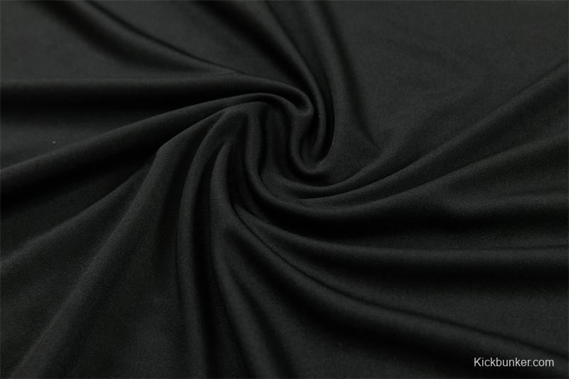 2026 Atletico Madrid Black Half Zipper Jacket Tracksuit + Long Pants