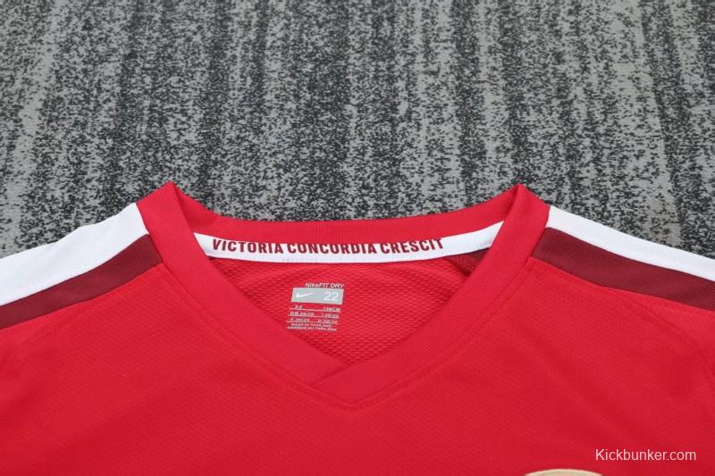 Retro 08/10 Kids  Arsenal Red Home Jersey