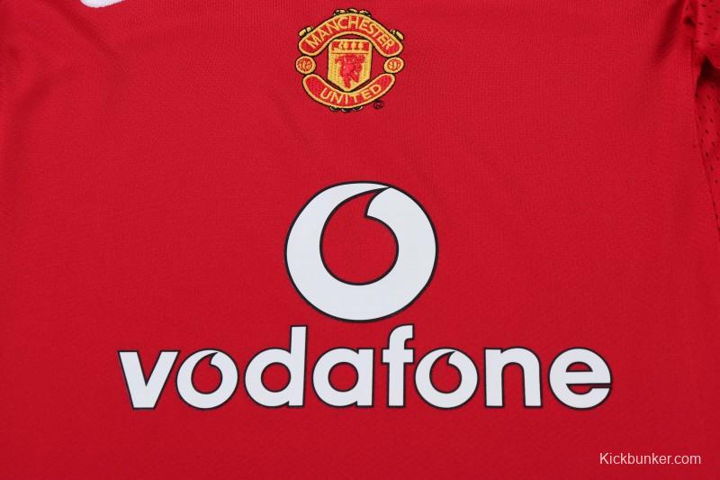 Retro Kids 05/06 Manchester United Home Jersey