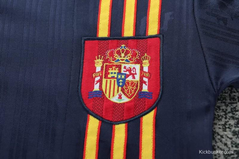 Retro Kids 1996 Spain Away Jersey