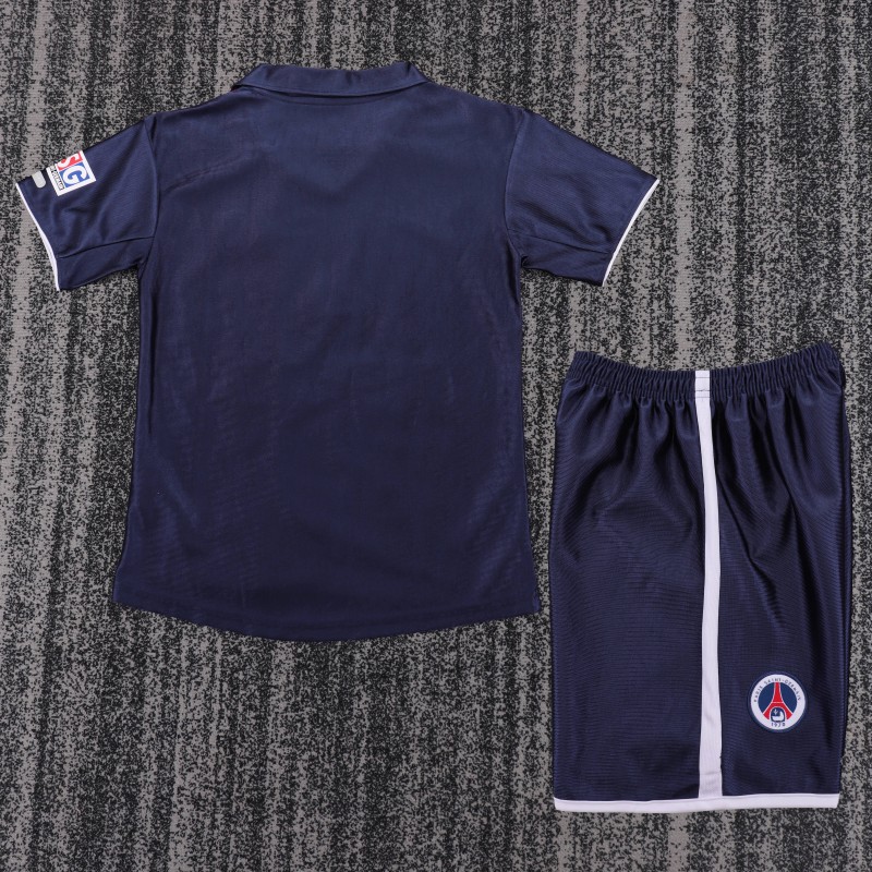 Retro Kids 01/02 PSG/Paris Saint-Germain Home Jersey