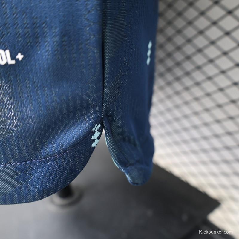 Player Version 2026 Germany Away Navy Blue  Long Sleeve Jersey