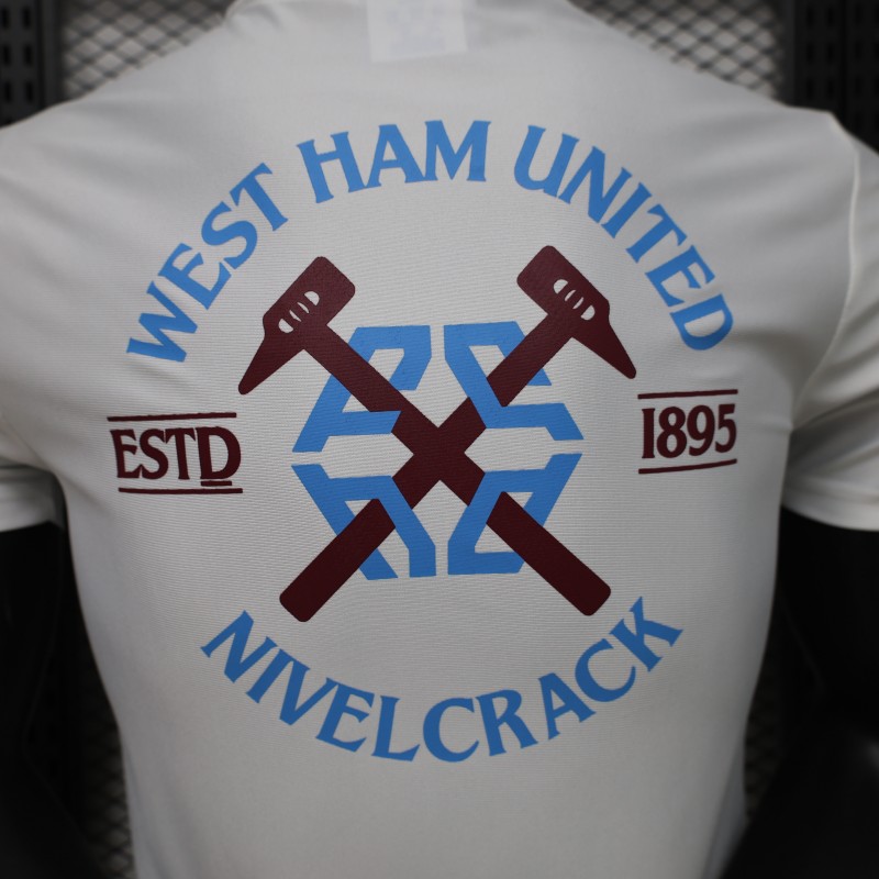 Player Version 26/27 West Ham United White Short Sleeve Training Jersey