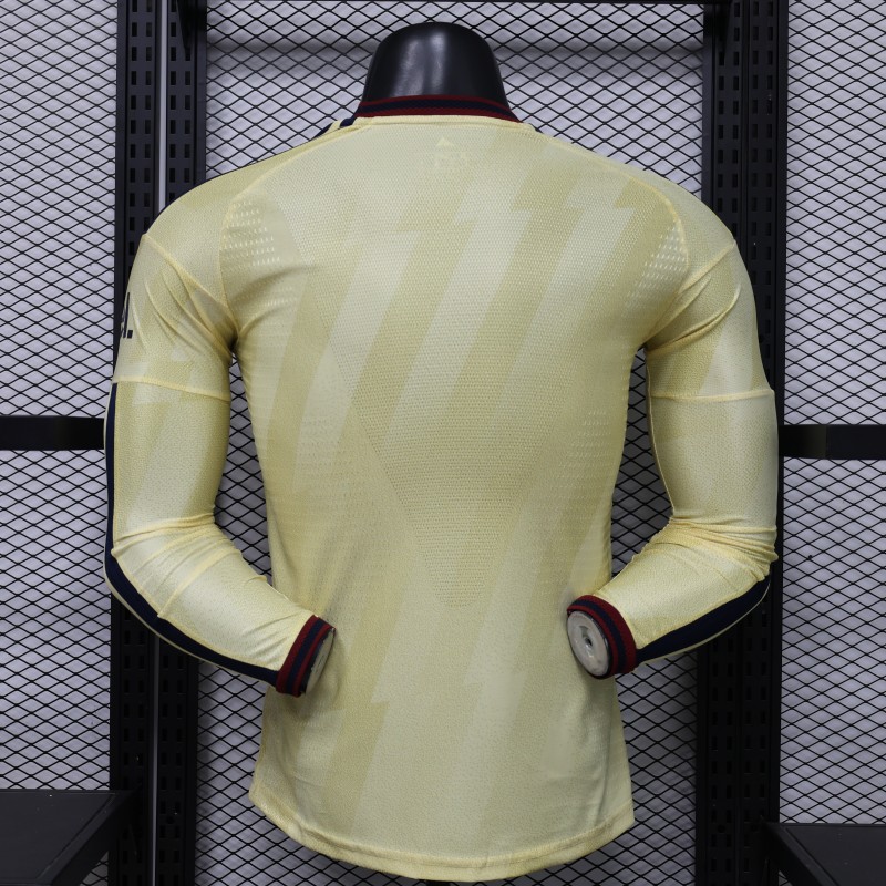 Player Version 26/27 Arsenal Yellow  Long Sleeve Jersey