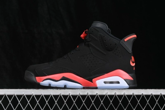 Nike Air Jordan 6 Retro Basketball Shoes with Infrared Accents - CT8529-001