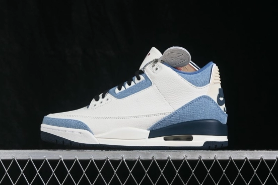 Levi's x Air Jordan 3 Retro High Denim Collaboration Basketball Shoes - IR0912-400