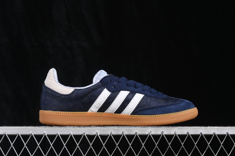 Adidas Samba OG Classic Skateboarding Shoes with Retro Suede and Leather Upper - KZ7551