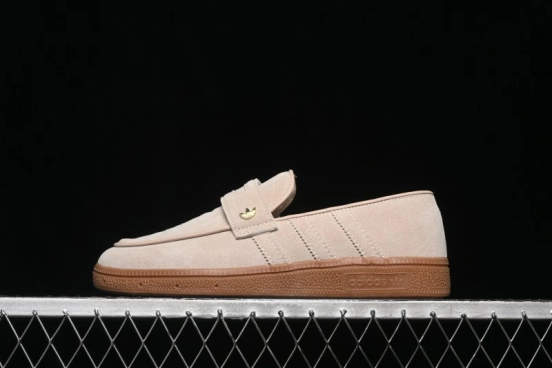 Adidas Handball Spezial Loafer Retro Casual Shoes with Suede Upper and Gum Sole - KJ0639