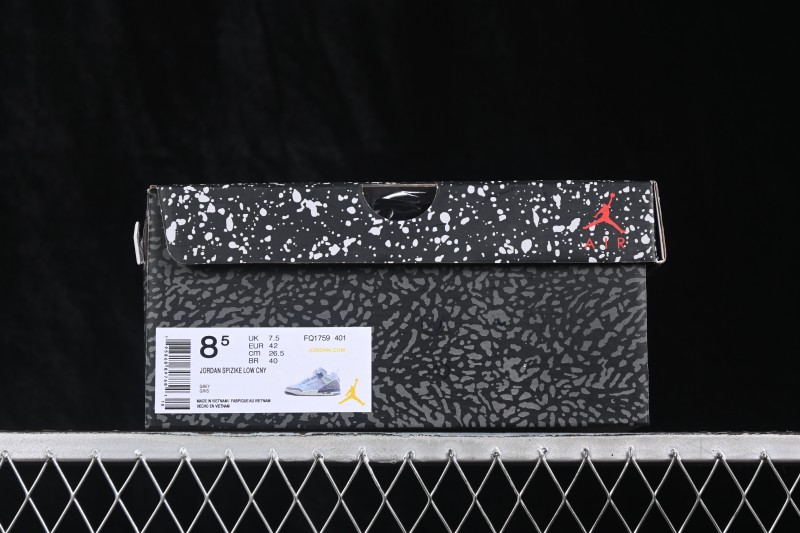Jordan Spizike Low Cultural Casual Sneakers with AJ3 Crackle and AJ4 Support Elements - FQ1759-401