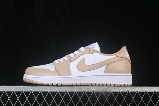 Nike Air Jordan 1 Low Retro Basketball Shoes with Classic White and Yellow Colorway - DD9315-117